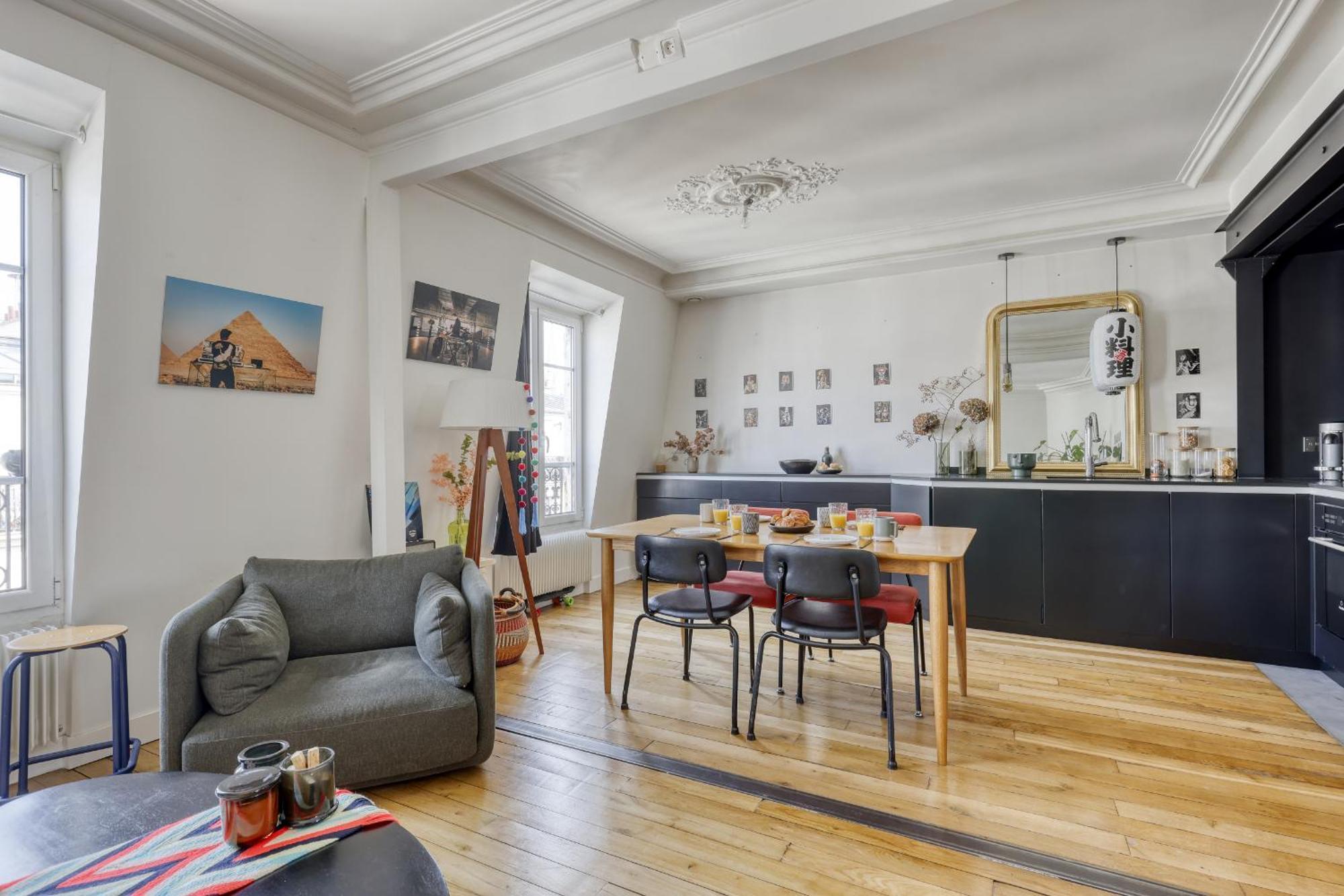 Stunning & Warm Flat In The 11th - Parmentier Appartement *